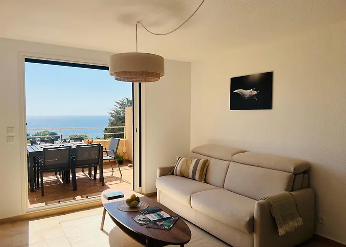 Le Soleil Bleu - Calme, Terrasse Et Vue Apartmán *