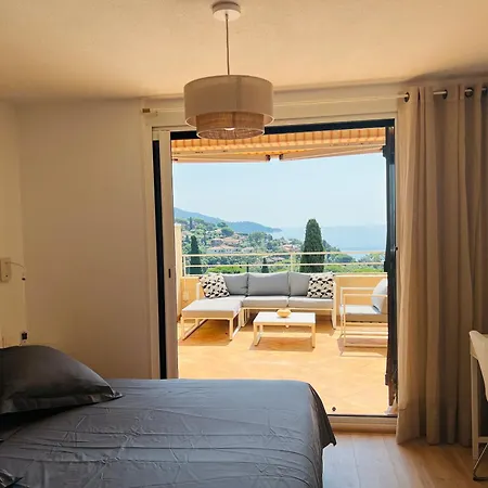 Le Soleil Bleu - Calme, Terrasse Et Vue Apartmán *