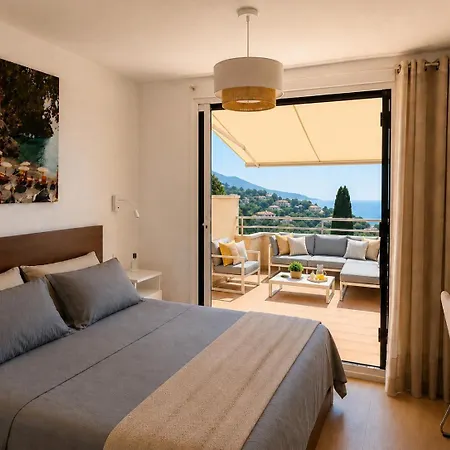 Le Soleil Bleu - Calme, Terrasse Et Vue Lägenhet Le Lavandou